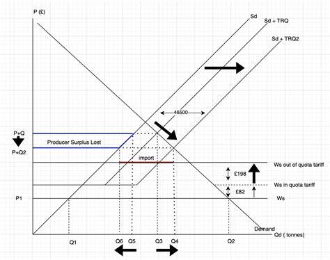 [Solved] Is the diagram above a correct representation of a tariff rate ...