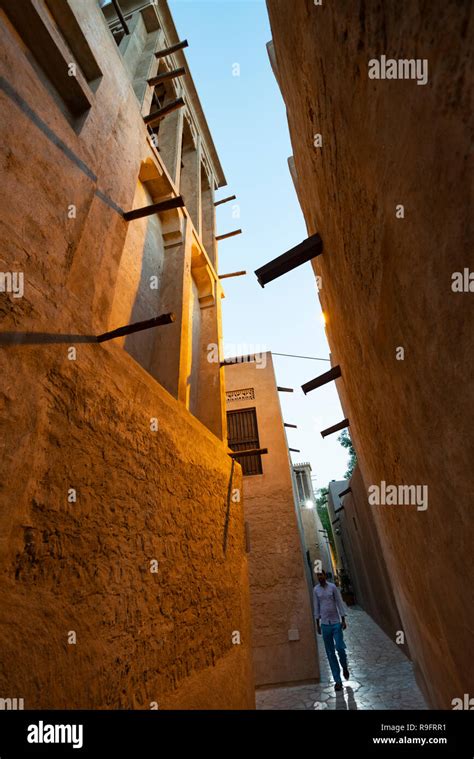 Traditional Wind Tower At Original Historic Al Fahidi District Al