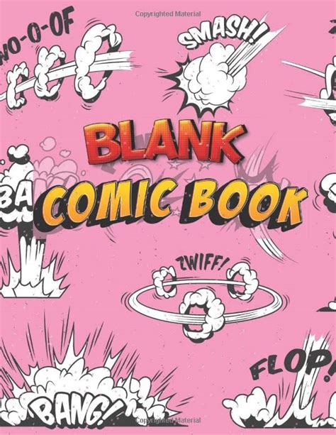 Blank Comic Book Create Your Own Comic Book 100 Pages Blank Comic