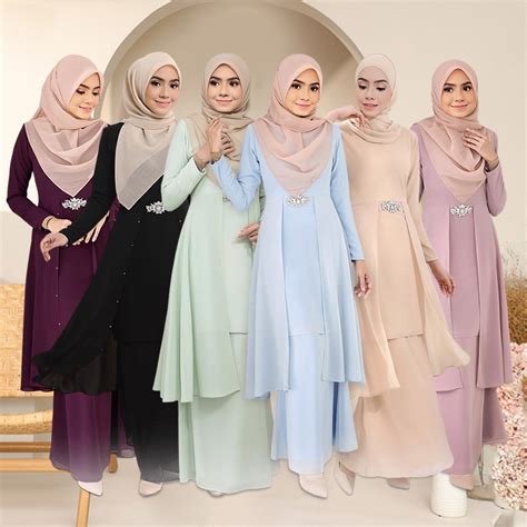 Baju Kebarung Baju Labuh Kurung Murah Baju Kurung Moden Muslimah Citrakirana Kurung Modern