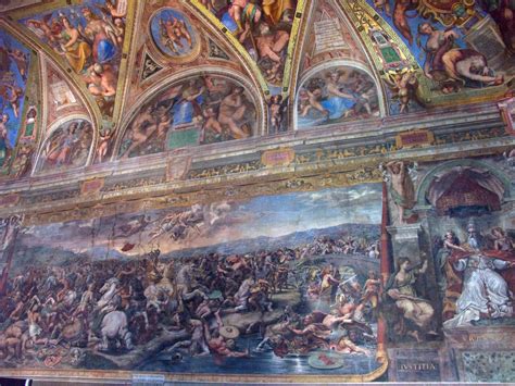 The Battle Of The Milvian Bridge Giulio Romano Artwork On Useum