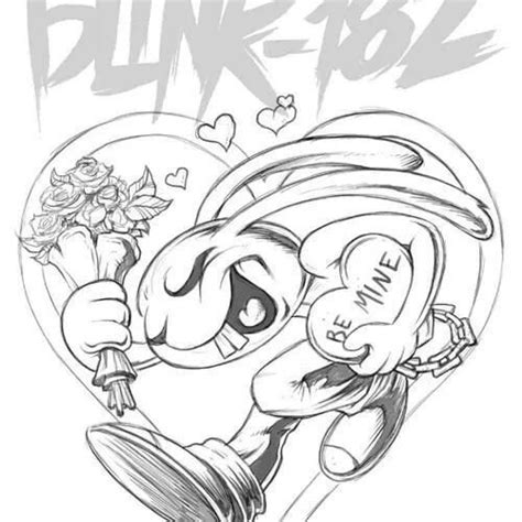 Valentine S Day Blink 182 Style 3 Blink 182 Art Blink 182 Valentine Graffiti Style Art