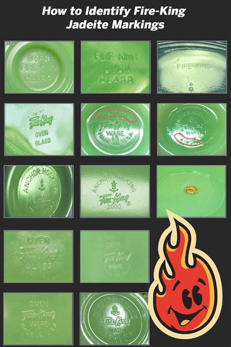 How To Identify Fire King Jadeite Dish Markings Fireking Grill