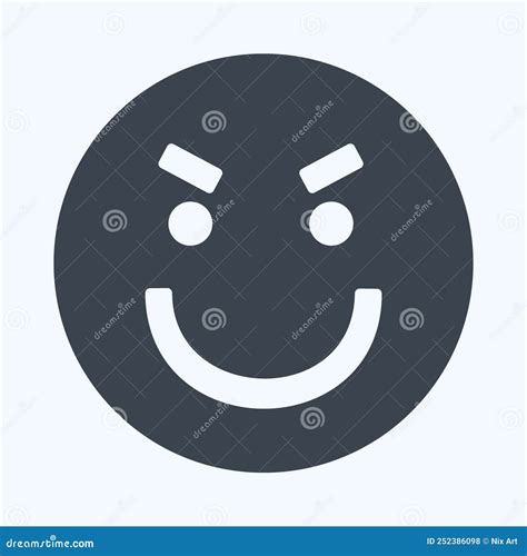 Icon Emoticon Surprised Suitable For Emoticon Symbol Glyph Style