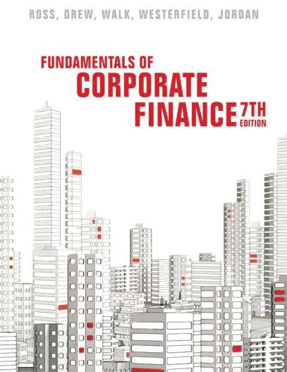 Fundamentals Of Corporate Finance 7th Edition