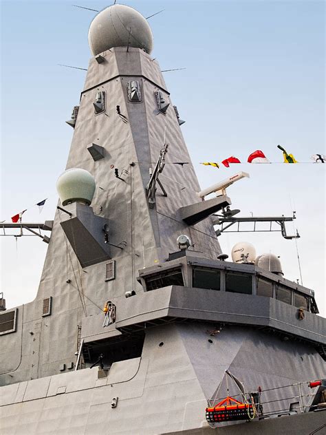 The Bridge And Radar Systems Tower On The New Type 45 Dest Flickr