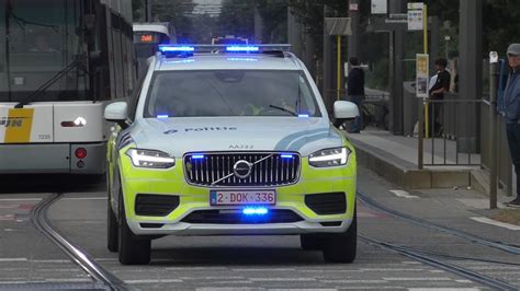 Politie Brandweer Ziekenwagens En Mugs Met Spoed In Antwerpen Youtube