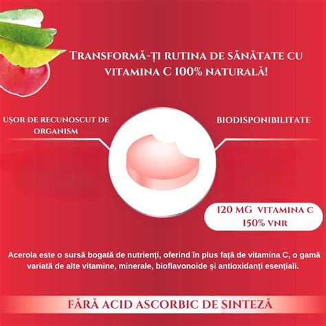 Acerola Vitamina C Comprimate Forte Pharma Farmacia Tei Online