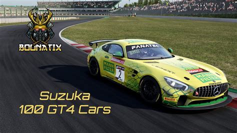 Boonatix Gt4 100 Cars At Suzuka Mercedes Amg Gt4 Youtube