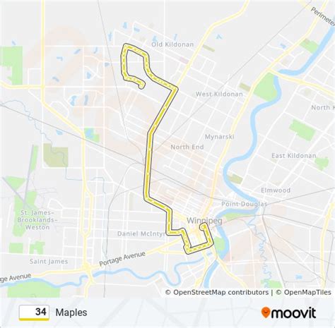 34 Route: Schedules, Stops & Maps - Maples (Updated)