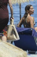 Fiona Swarovski In Bikini At A Beach In Hotel Regina In Ischia