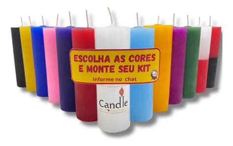 Kit Velas Dias Coloridas Votiva G Parafina Atacado Mercadolivre