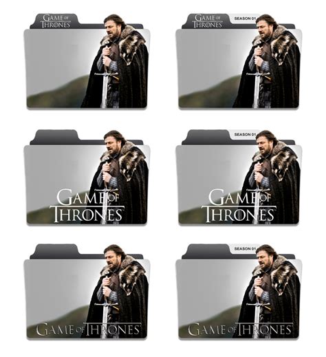 Game Of Thrones Season 1 Folder Icons By Randycj On Deviantart