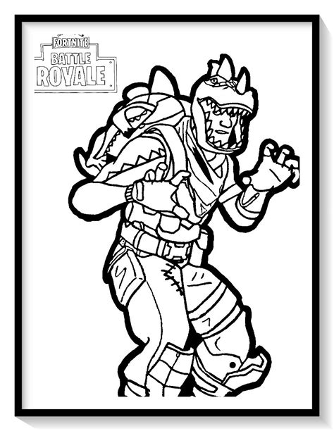 ⚔⚔ Dibujos De Fortnite Para Descargar Colorear Pintar E Imprimir ⚔⚔