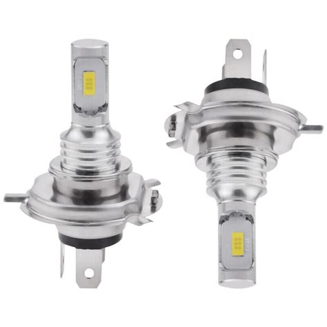 2x H4 9003 Hb2 6000k Super White Csp Led Headlight Bulb Kit High Low