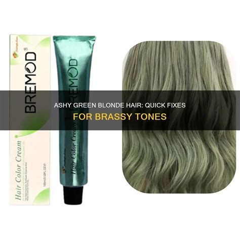 Ashy Green Blonde Hair Quick Fixes For Brassy Tones ShunSalon