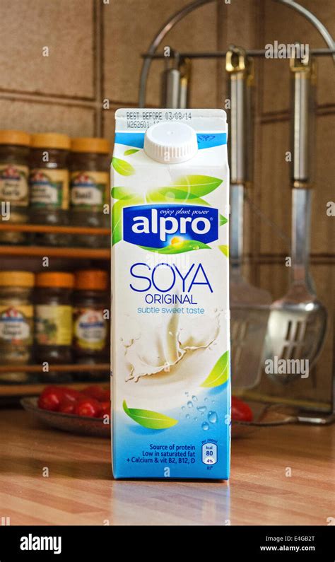 Soya Milk Alpro Hi Res Stock Photography And Images Alamy