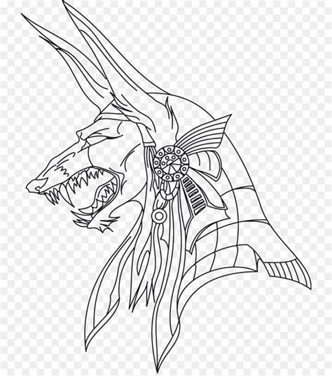 Anubis Coloring Page Coloring Pages