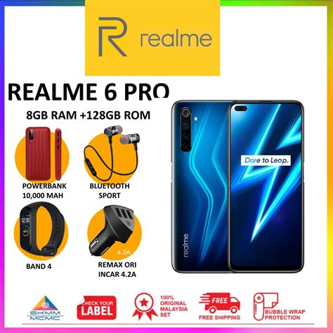 Realme 6 And Realme 6 Pro 8gb Ram 128gb Rom Original Malaysia Set