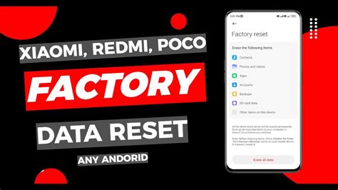 How To Factory Reset Your Xiaomi Phone In Miui 14 Youtube