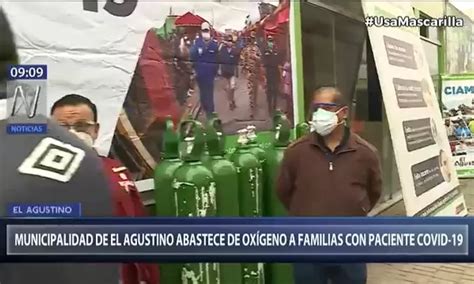 Municipio de El Agustino abastece oxígeno a familias con pacientes con