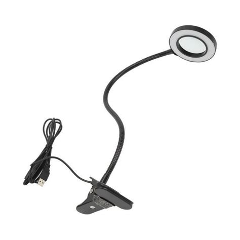 Tbest Support Loupe Lampe Loupe Lumi Re Led X Col De Cygne Avec C Ble