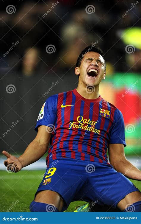 Alexis Sanchez Of Fc Barcelona Editorial Stock Photo Image