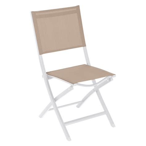 Chaise De Jardin Pliante Essentia Lin Blanc La Foir Fouille Tignac