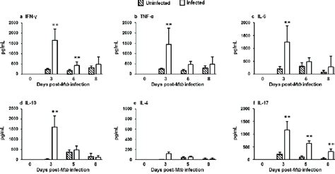 Cytokine Levels In Cell Culture Supernatants Of Pbmcs ± Mtb H37ra