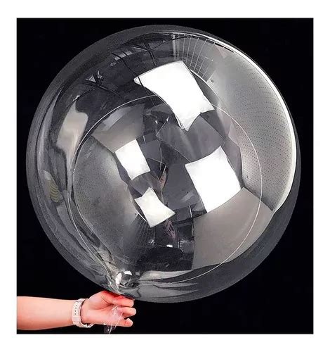 Bal O Bubble Cristal Transparente Polegadas Cm Mercadolivre