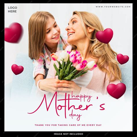 Free PSD | Happy mothers day social media post
