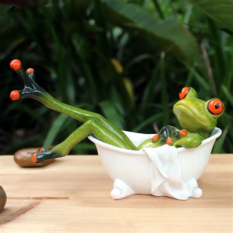 Car Ornaments Creative Resin Frogs Dolls Auto Decoration Sexy Modern Frogs Crafts Animal Home ...