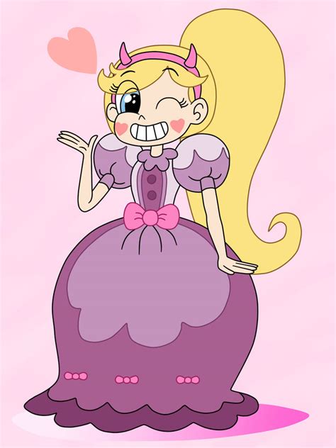 Star Butterfly wears a dress of Princess Marco by Deaf-Machbot on ...