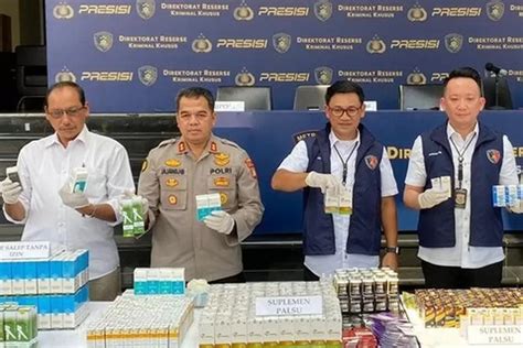 Edarkan Obat Ilegal Senilai Rp Miliar Ini Alasan Lima Tersangka