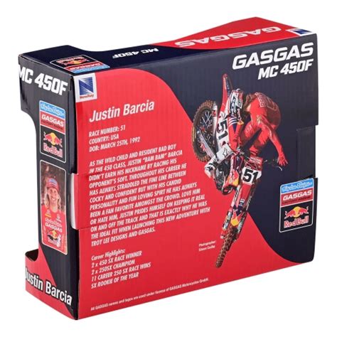 Moto Miniature Troy Lee Designs Gasgas Mc F Factory Racing Red