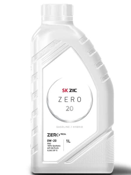 Масло моторное ZIC 0W-20 Синтетическое - купить в интернет-магазине ...