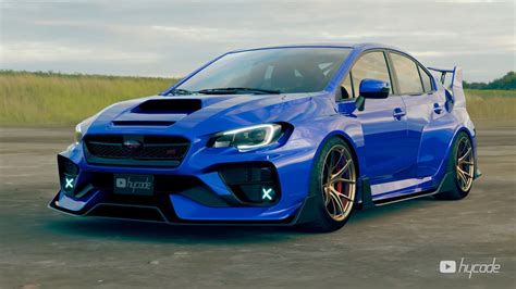 Subaru Wrx Sti Muscle Mass Widebody Is The Best Digital Jdm Tuning