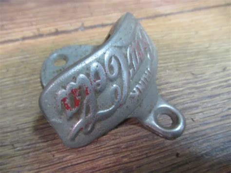 VINTAGE COCA COLA Starr X Wall Mount Cast Iron Bottle Opener Brown COKE