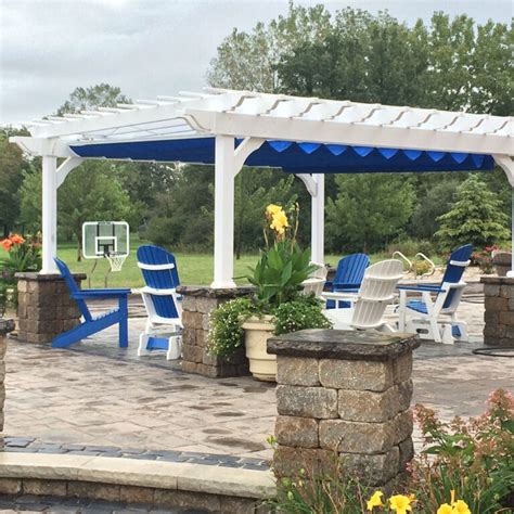 Vinyl Cozy Retreat Pergola Kit Atlantic Outdoors