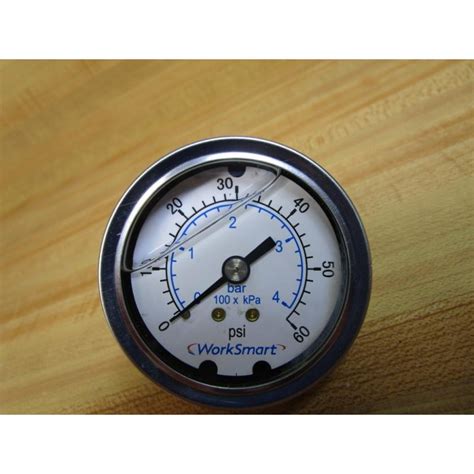 Worksmart Ws Pe Gage Pressure Gauge Wspegage Mara Industrial