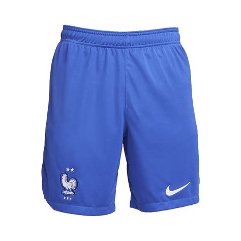 France Away Soccer Shorts Goaljerseys