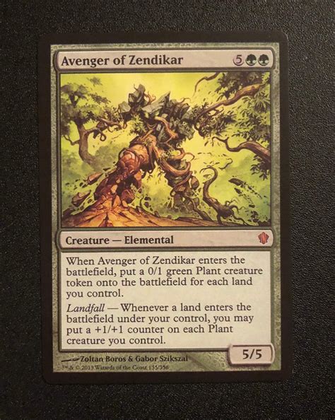 avenger  zendikar mtg commander proxy king