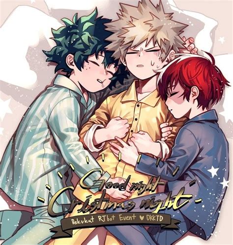 Midoriya Izuku And Bakugou Katsuki And Todoroki Shouto Boku No Academia My Hero Academia Shouto