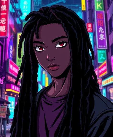 Black Anime With Dreads Image Free Ai Generator Makepix