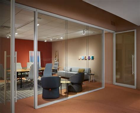 Haworth Enclose Frameless Glass 2 Channel Walls Gallery 003 Systemcenter