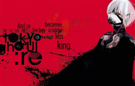 Wallpaper Monster Mask Horror Red Eyes Blood Tokyo Ghoul Tokyo