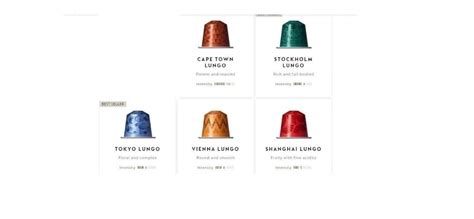 Nespresso Capsule Lungo Range Flavour Singapore Nes Food And Drinks