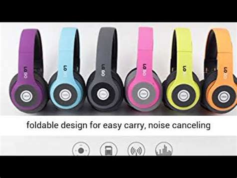 Ijoy Matte Finish Premium Rechargeable Wireless Headphones Bluetooth