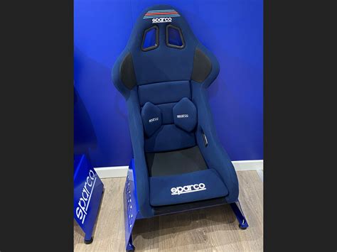 Pair Of Sparco Sedile Pro Qrt Martini Racing Seats Race