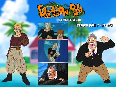 An Animated Image Of Dragon Ball Characters In Various Poses And